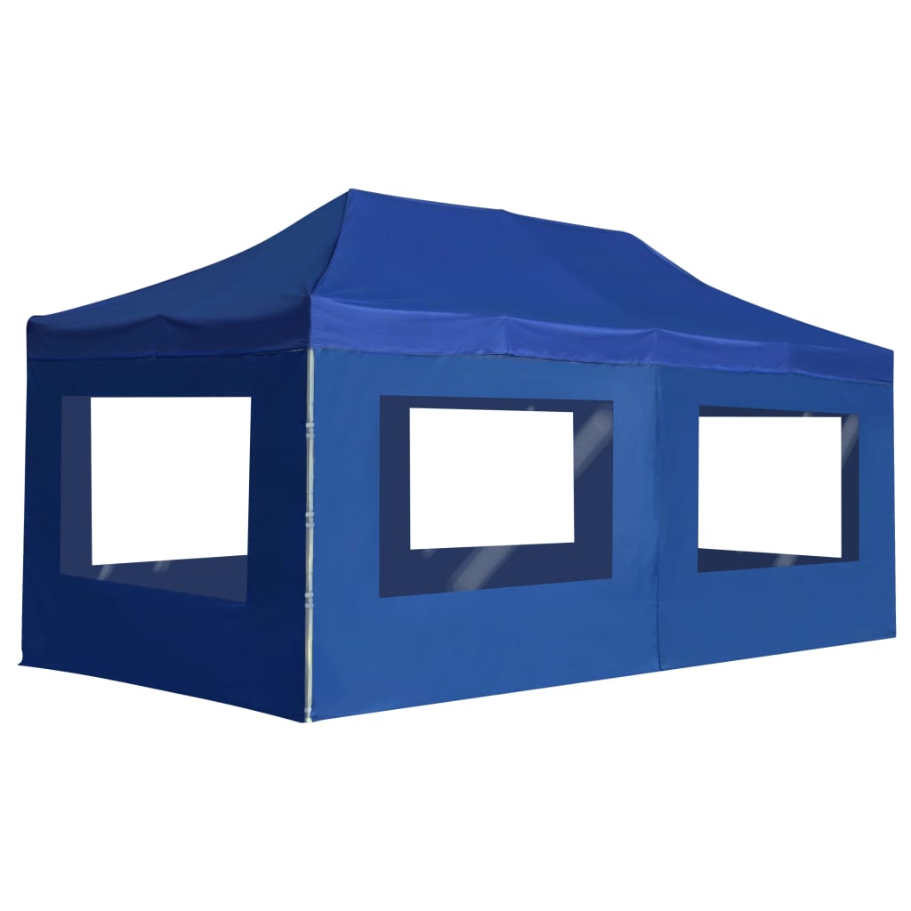 professional-folding-party-tent-with-walls-aluminum-19-7-x9-8-blue At Willow and Wine USA!