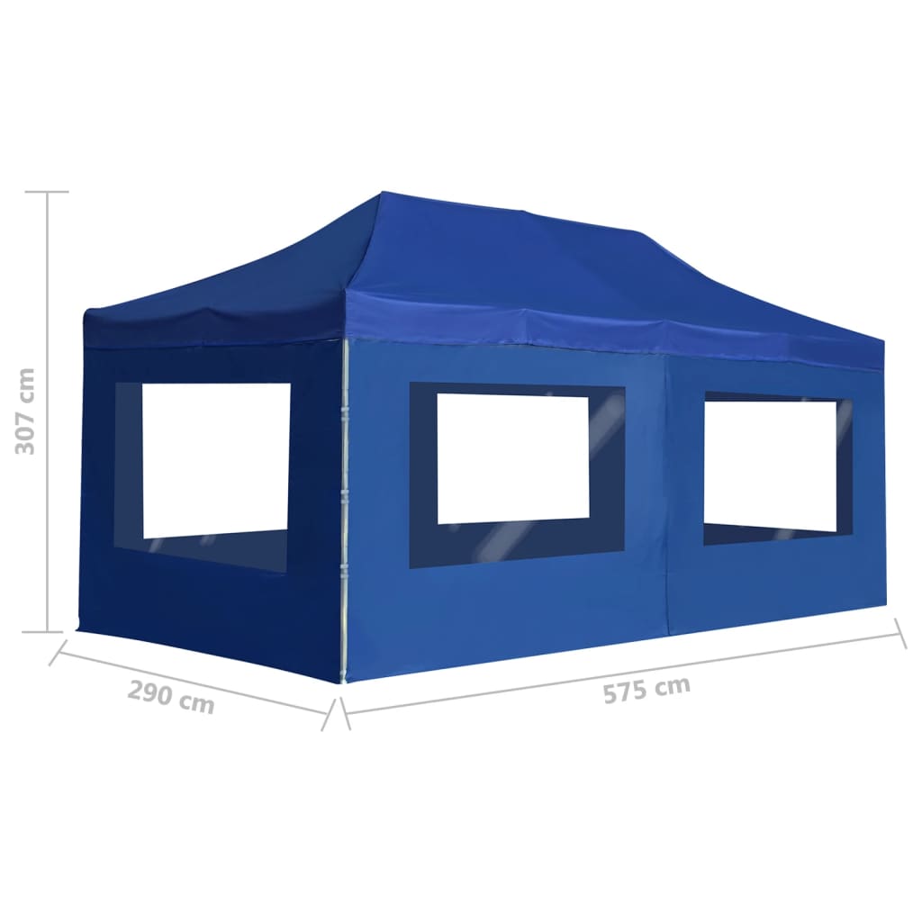 professional-folding-party-tent-with-walls-aluminum-19-7-x9-8-blue At Willow and Wine USA!