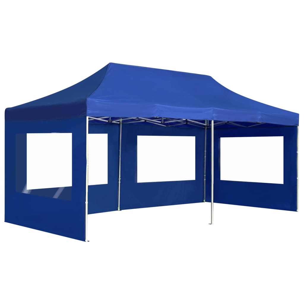 professional-folding-party-tent-with-walls-aluminum-19-7-x9-8-blue At Willow and Wine USA!