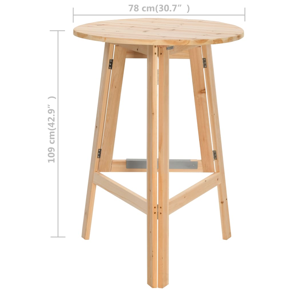 foldable-bar-table-30-7-fir-wood At Willow and Wine USA!