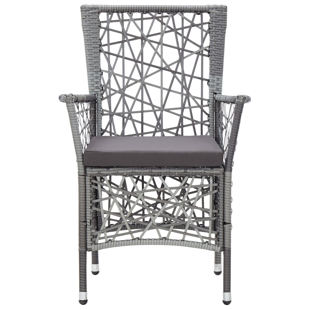 patio-chairs-2-pcs-with-cushions-poly-rattan-gray-3 At Willow and Wine USA!