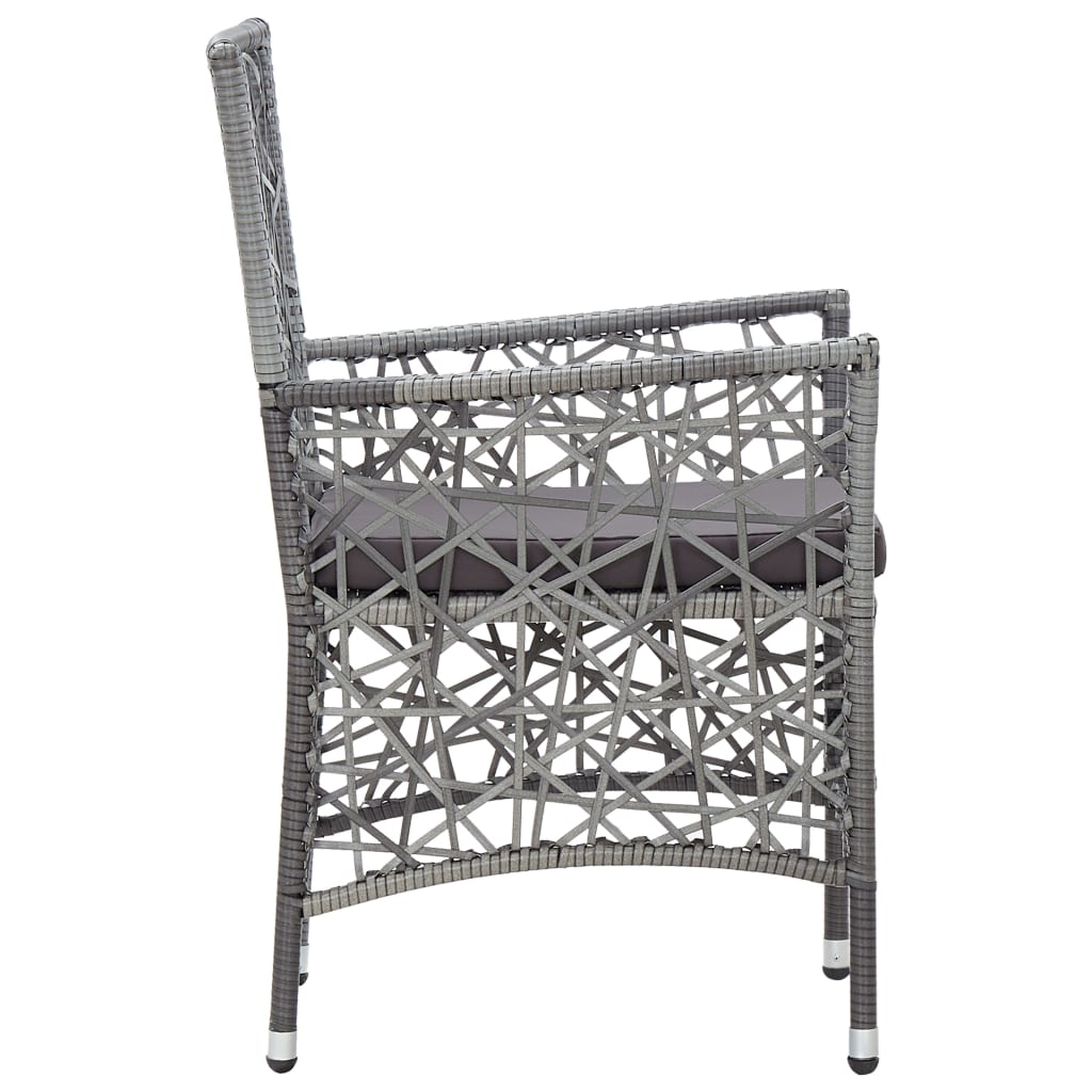 patio-chairs-2-pcs-with-cushions-poly-rattan-gray-3 At Willow and Wine USA!