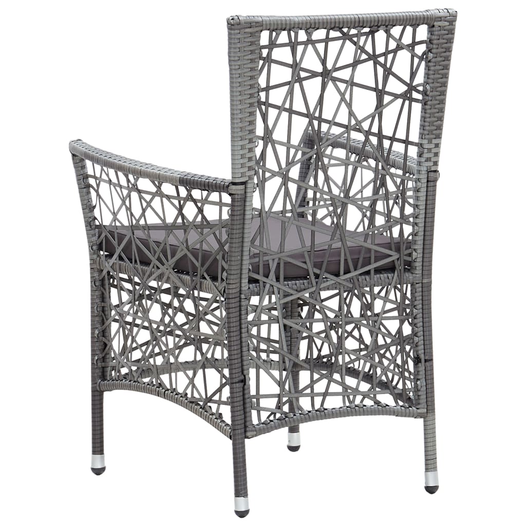 patio-chairs-2-pcs-with-cushions-poly-rattan-gray-3 At Willow and Wine USA!