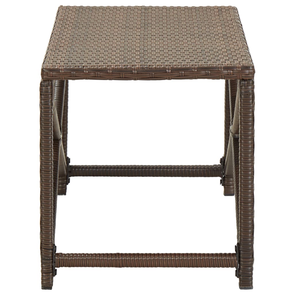 patio-bench-31-5-poly-rattan-brown At Willow and Wine USA!