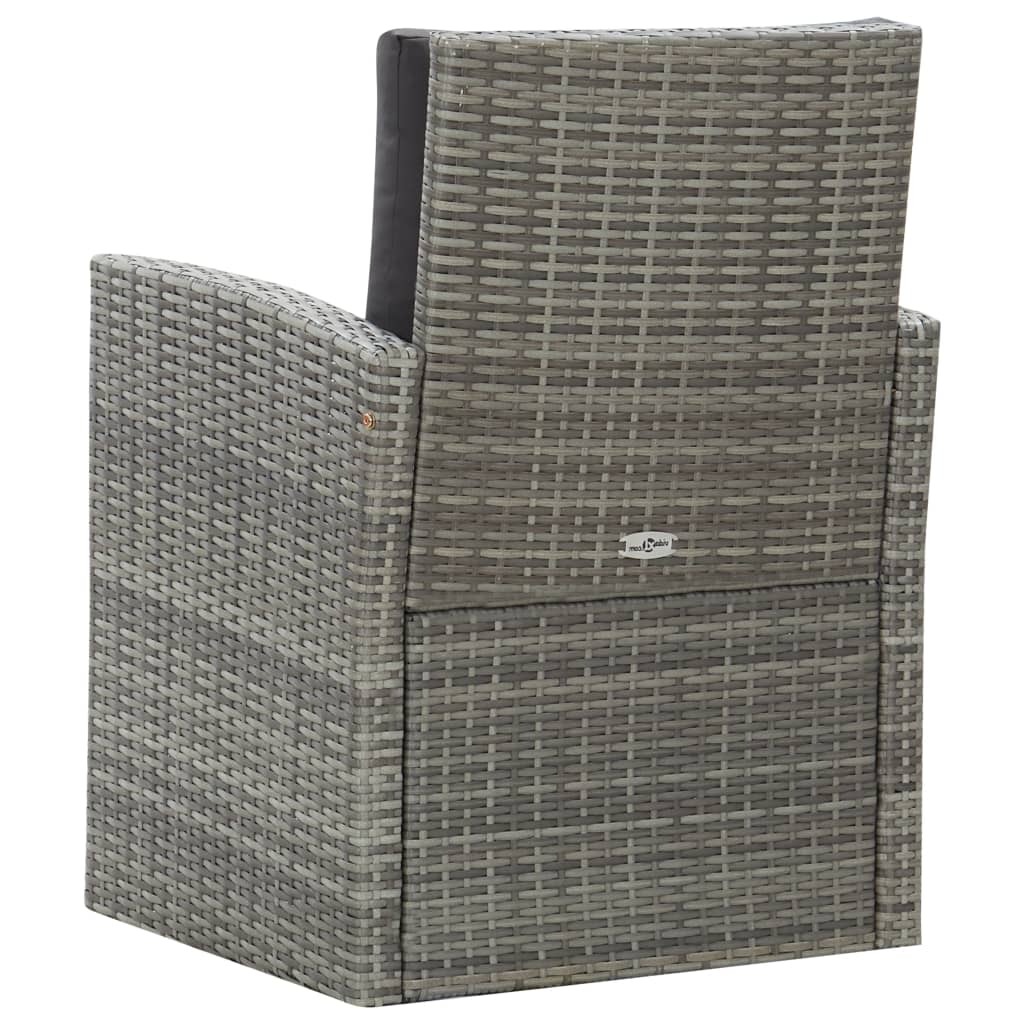 5-piece-patio-dining-set-with-cushions-poly-rattan-gray-2 At Willow and Wine USA!