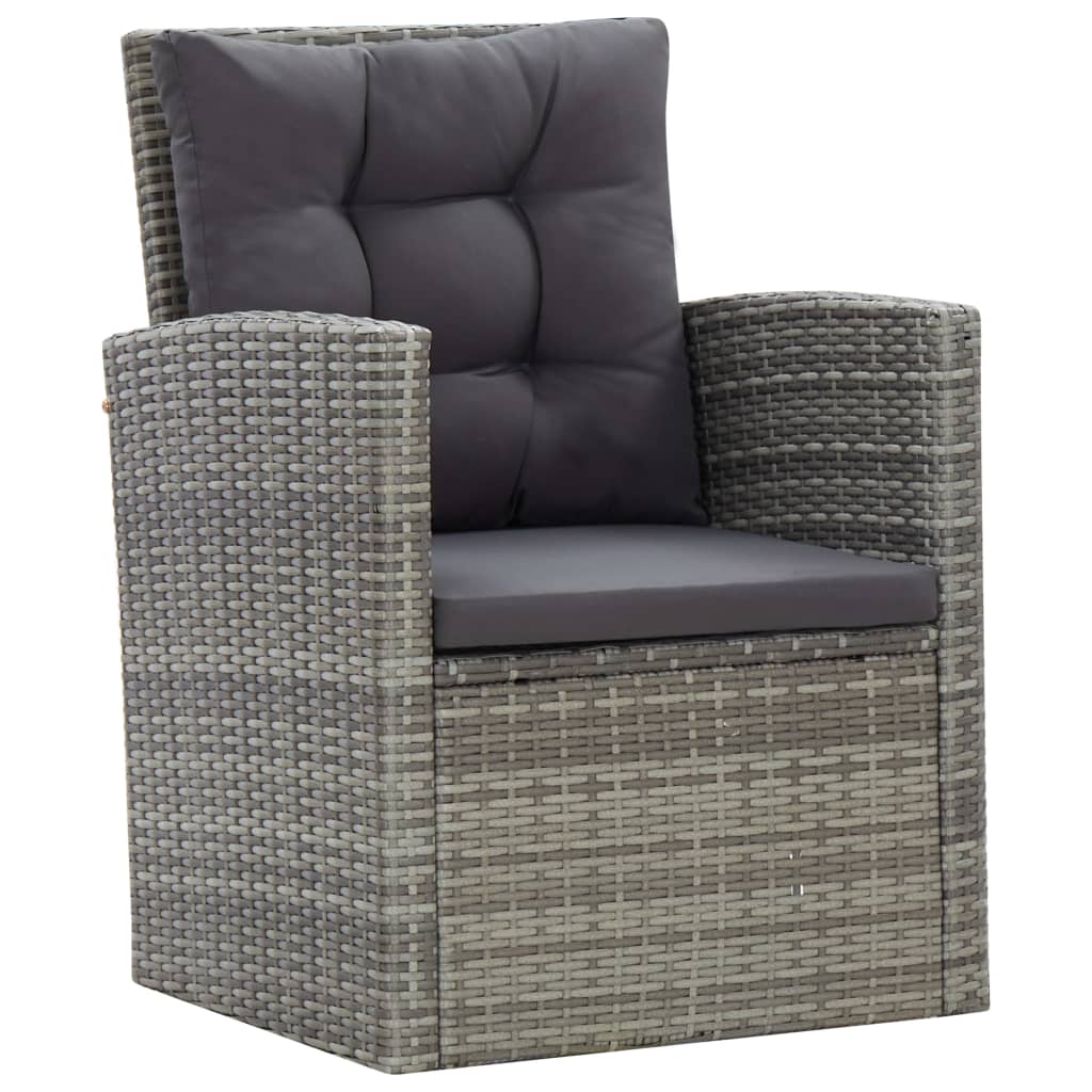 5-piece-patio-dining-set-with-cushions-poly-rattan-gray-2 At Willow and Wine USA!