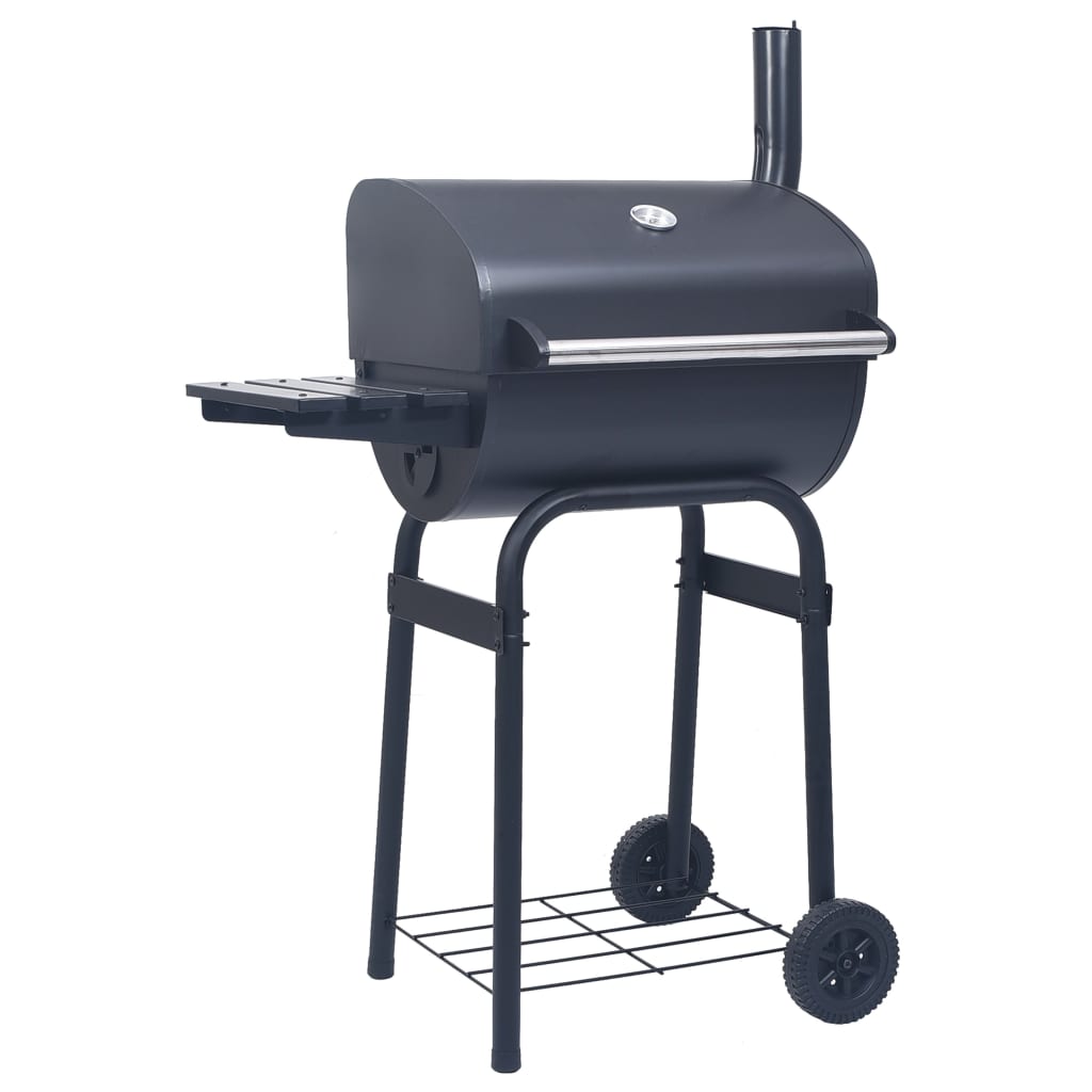 charcoal-bbq-grill-smoker-with-bottom-shelf-black-817947 At Willow and Wine USA!