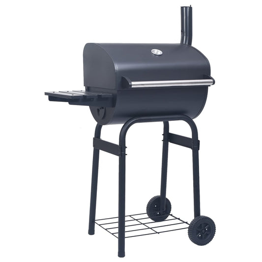 charcoal-bbq-grill-smoker-with-bottom-shelf-black-817947 At Willow and Wine USA!