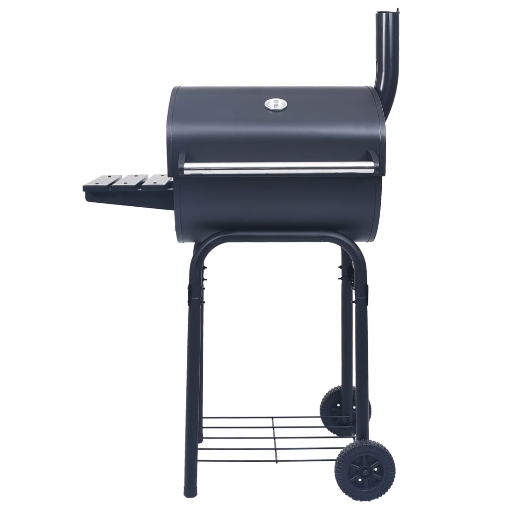 charcoal-bbq-grill-smoker-with-bottom-shelf-black-817947 At Willow and Wine USA!