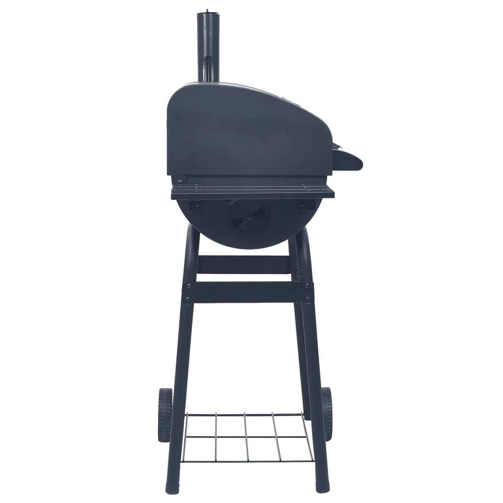 charcoal-bbq-grill-smoker-with-bottom-shelf-black-817947 At Willow and Wine USA!