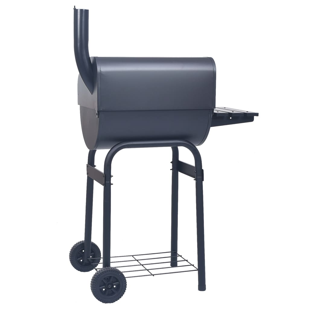 charcoal-bbq-grill-smoker-with-bottom-shelf-black-817947 At Willow and Wine USA!