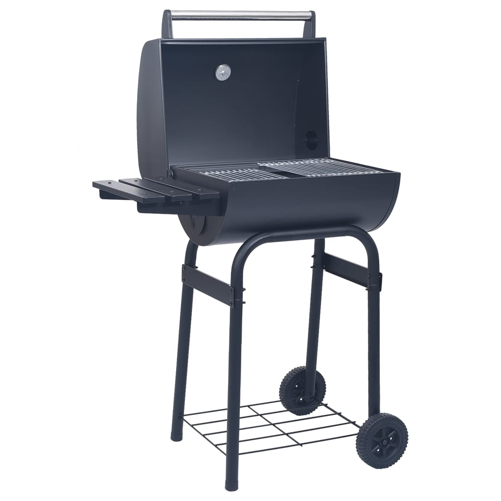 charcoal-bbq-grill-smoker-with-bottom-shelf-black-817947 At Willow and Wine USA!