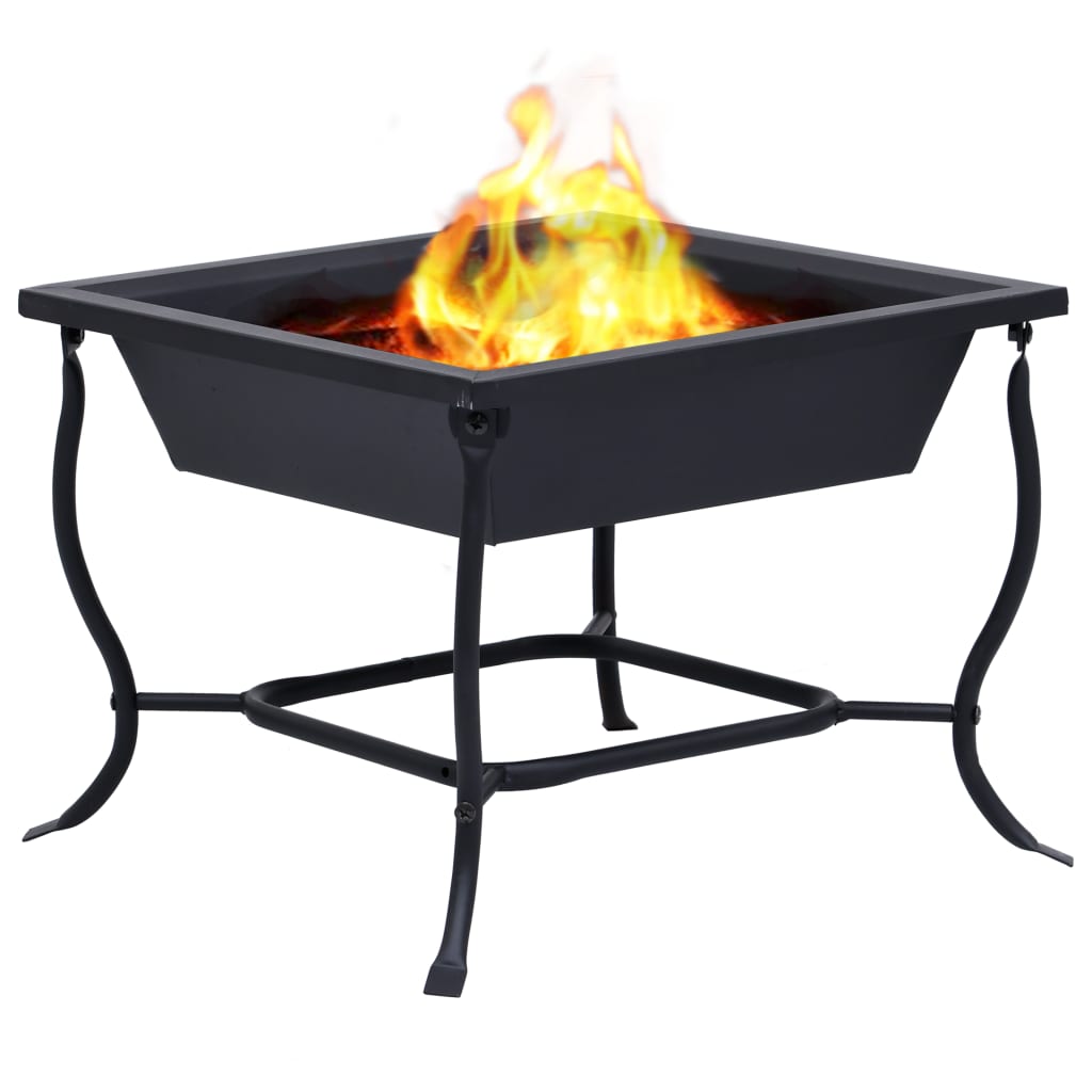 fire-pit-black-16-5-x16-5-x17-7-steel At Willow and Wine USA!