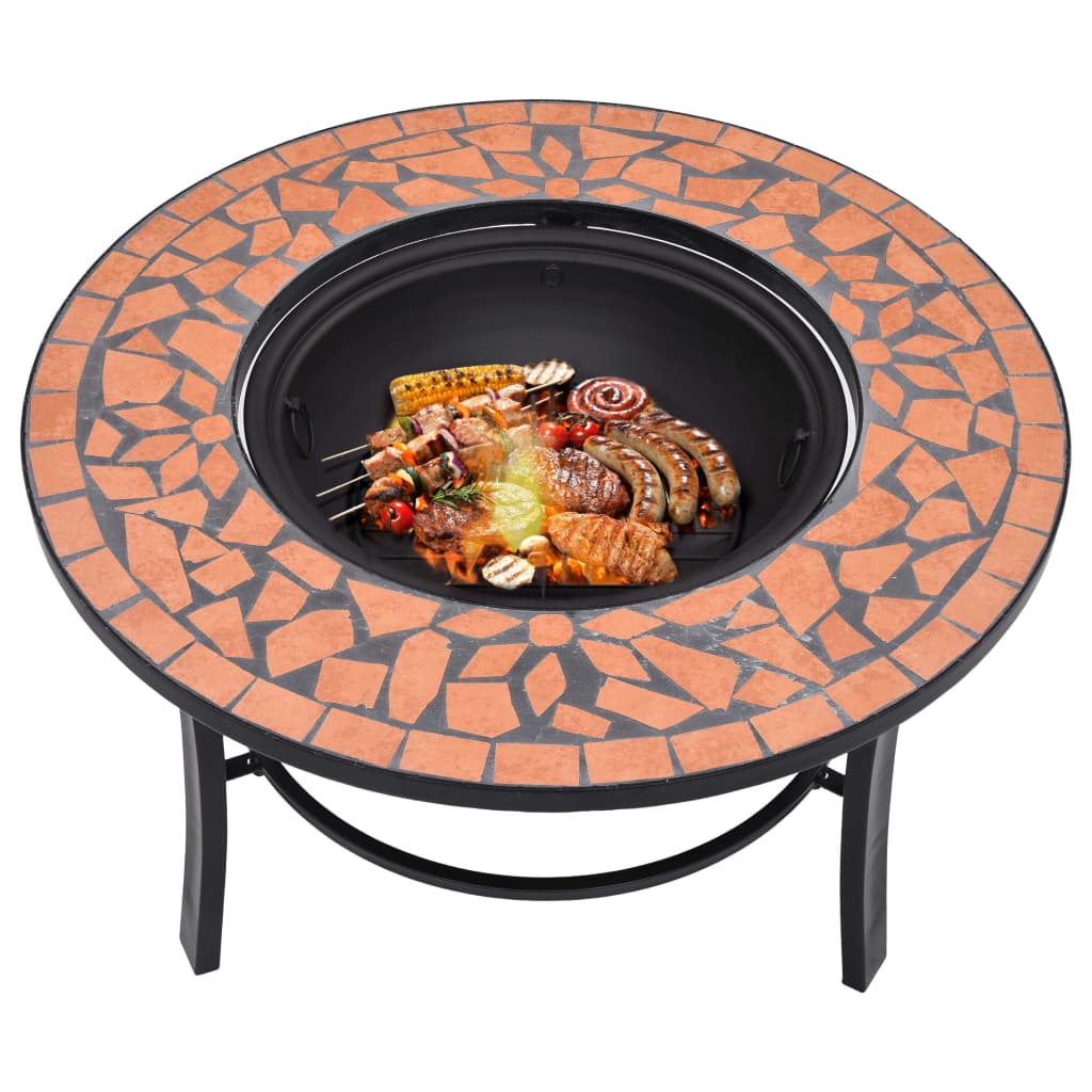 mosaic-fire-pit-terracotta-26-8-ceramic At Willow and Wine USA!