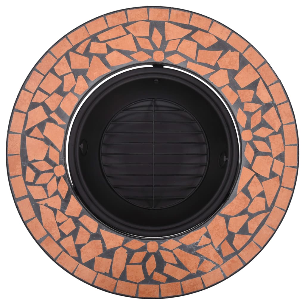 mosaic-fire-pit-terracotta-26-8-ceramic At Willow and Wine USA!