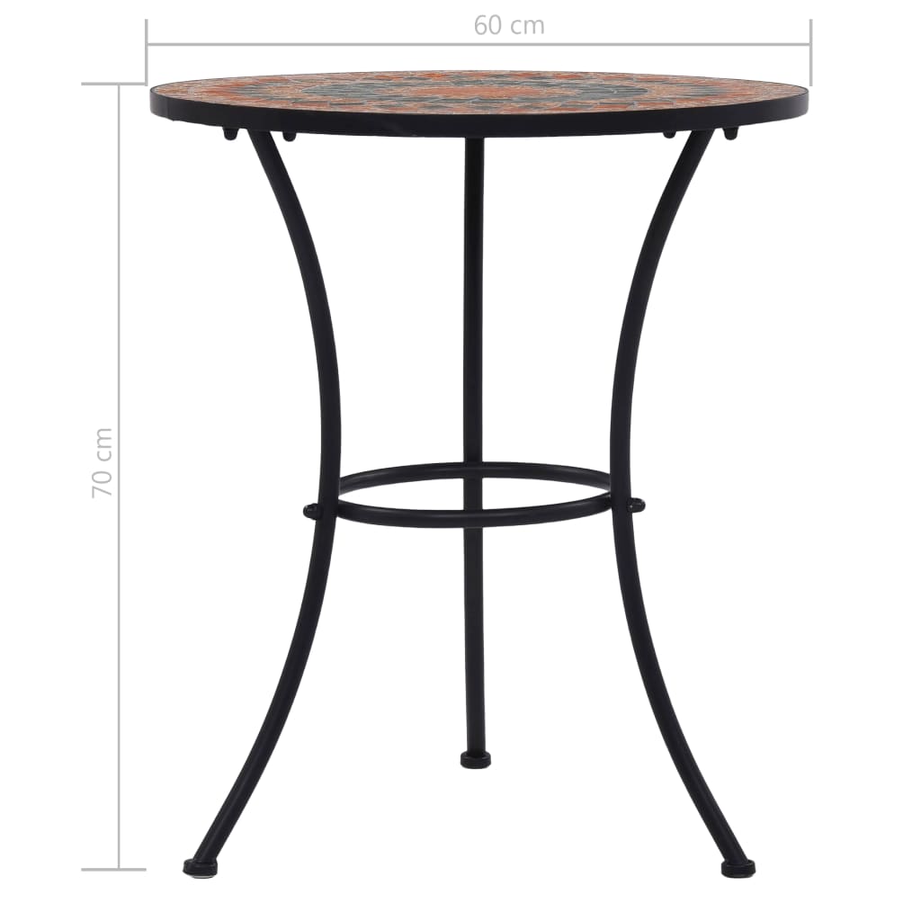 mosaic-bistro-table-orange-gray-23-6-ceramic At Willow and Wine USA!