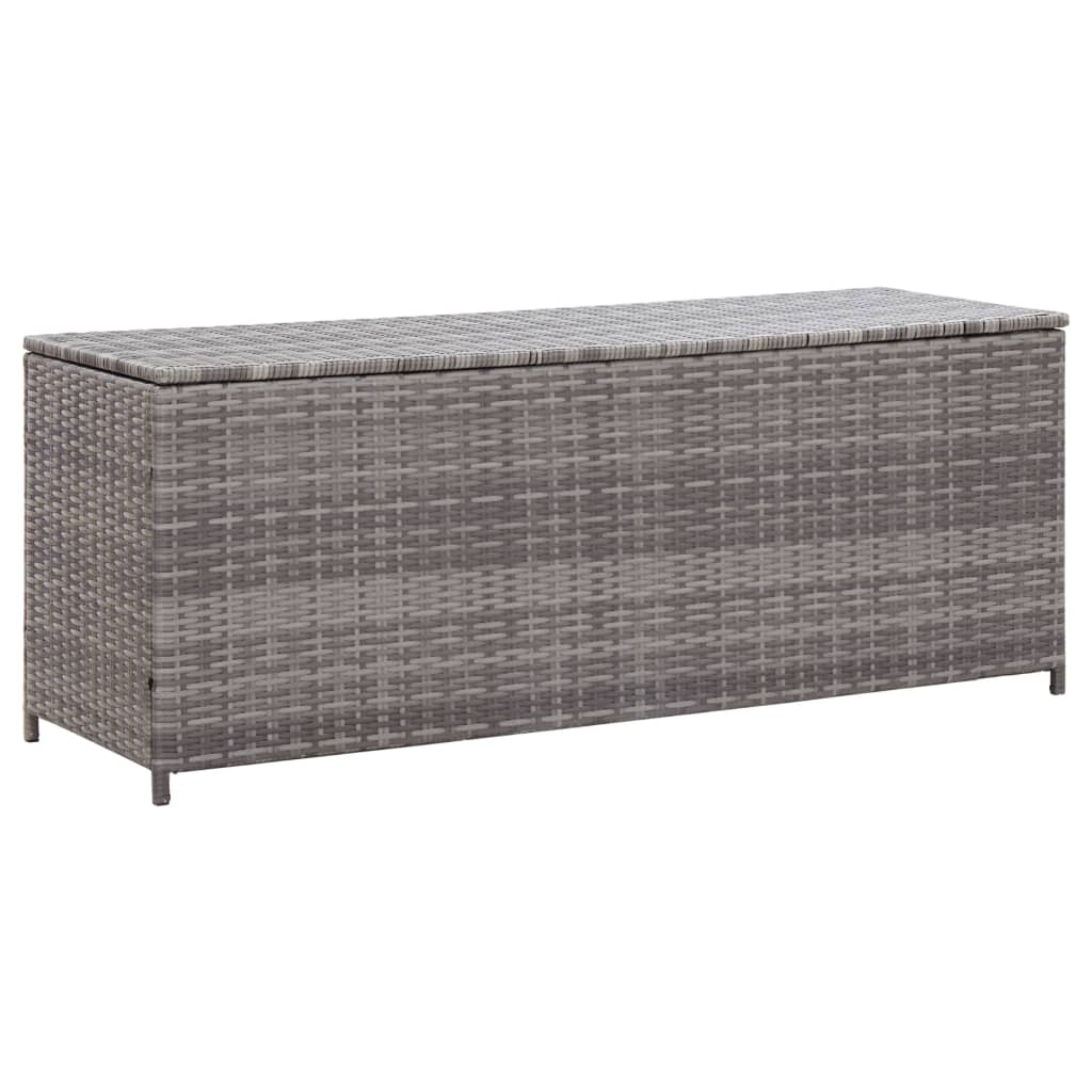 patio-storage-box-gray-59-1-x19-7-x23-6-poly-rattan At Willow and Wine USA!