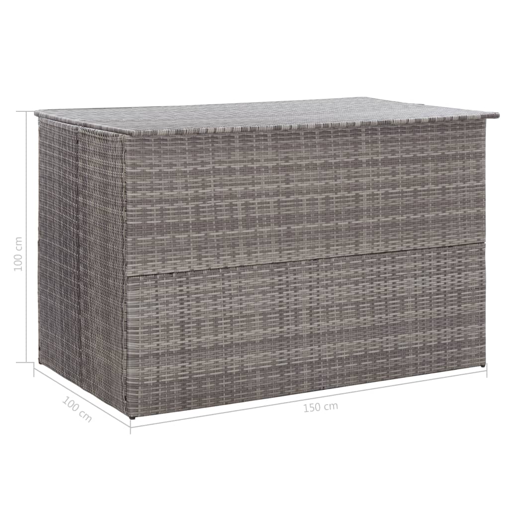 patio-storage-box-gray-59-1-x39-4-x39-4-poly-rattan At Willow and Wine USA!