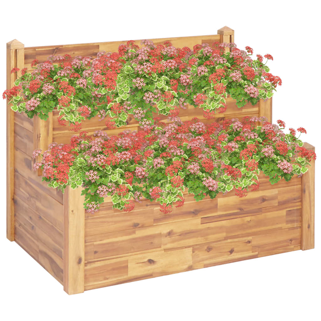 garden-raised-bed-43-3-x23-6-x17-3-solid-acacia-wood At Willow and Wine USA!