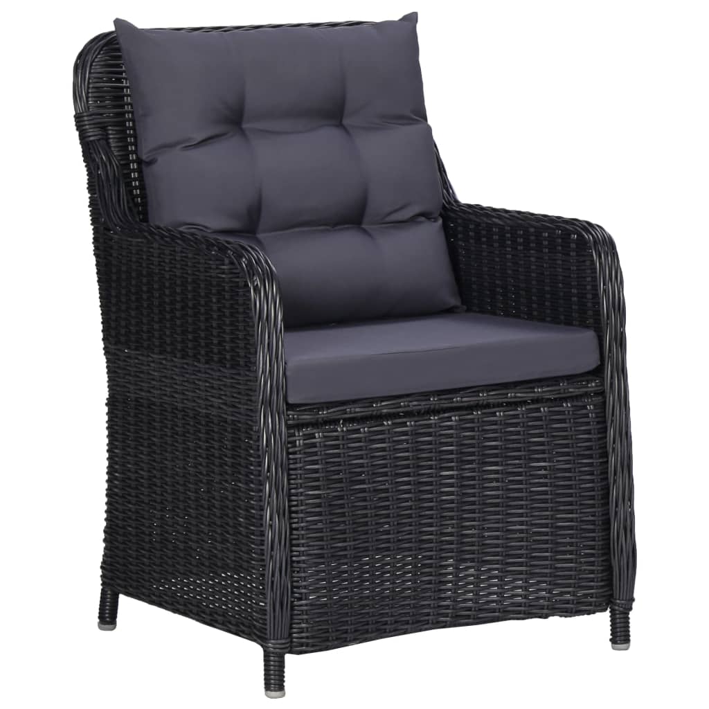 patio-chairs-2-pcs-with-cushions-poly-rattan-black At Willow and Wine USA!