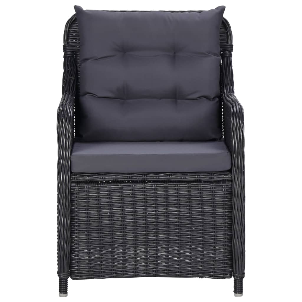 patio-chairs-2-pcs-with-cushions-poly-rattan-black At Willow and Wine USA!