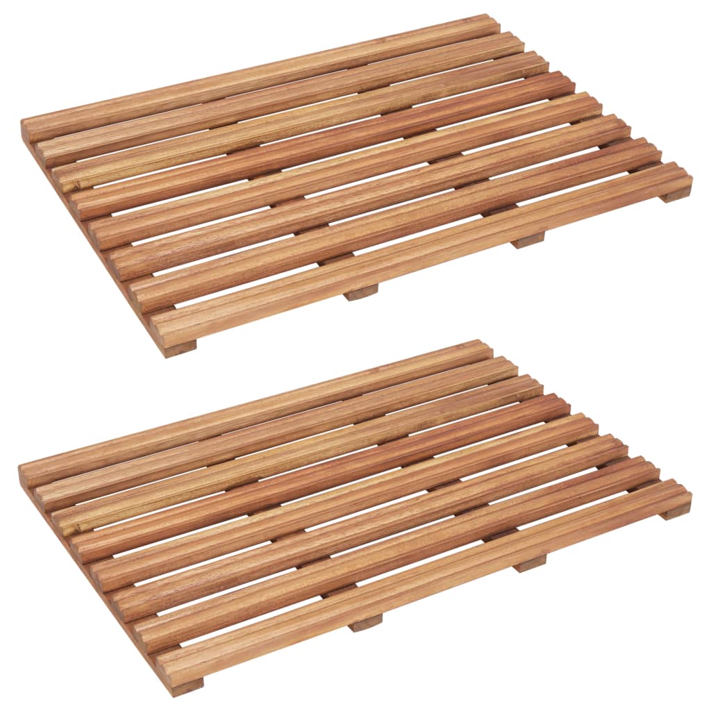 bath-mats-2-pcs-solid-acacia-wood-22-x14-6 At Willow and Wine USA!