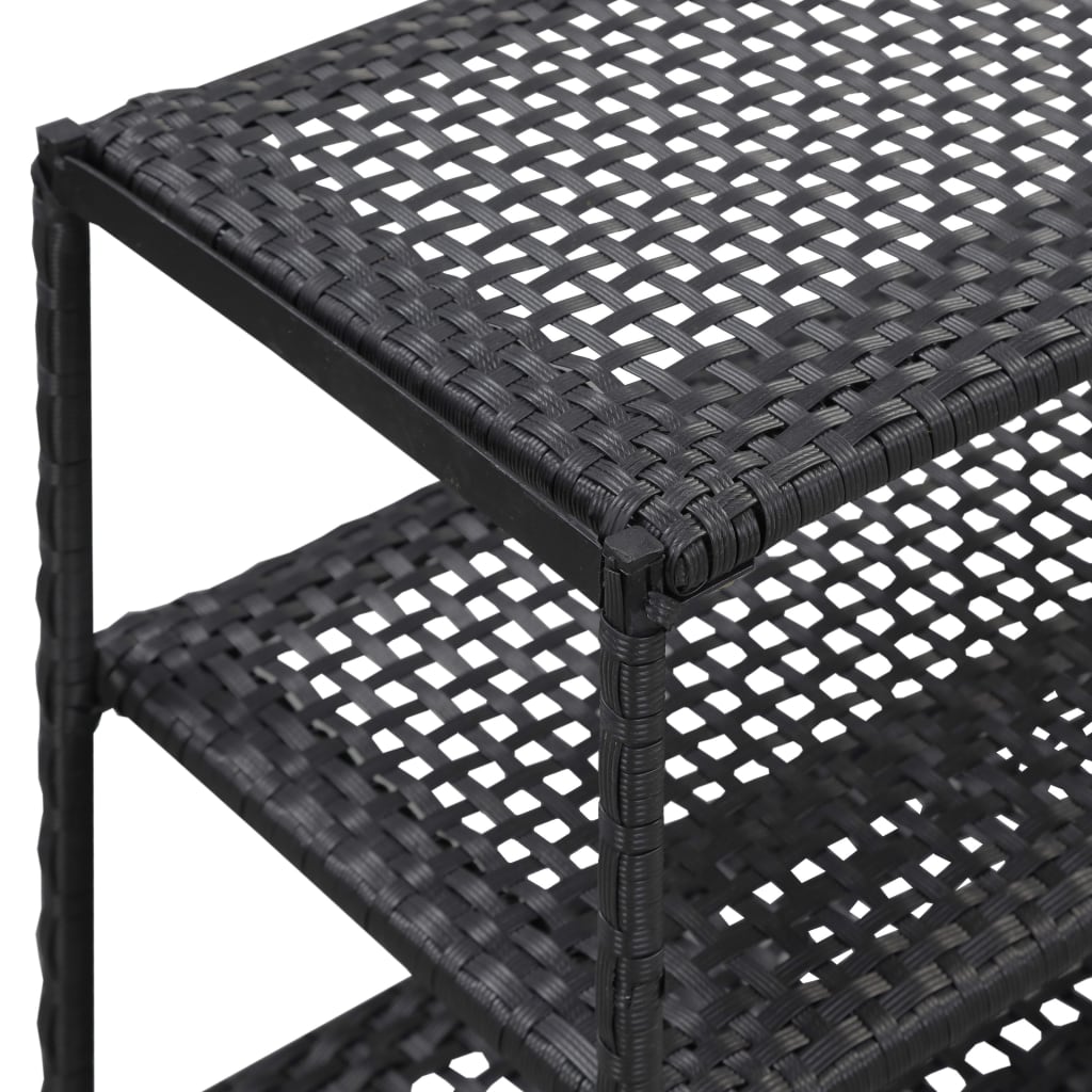 shoe-rack-black-19-7-x11-8-x47-2-poly-rattan-813942 At Willow and Wine USA!