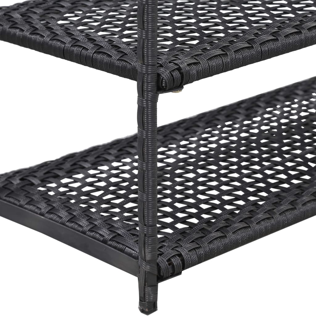 shoe-rack-black-19-7-x11-8-x47-2-poly-rattan-813942 At Willow and Wine USA!