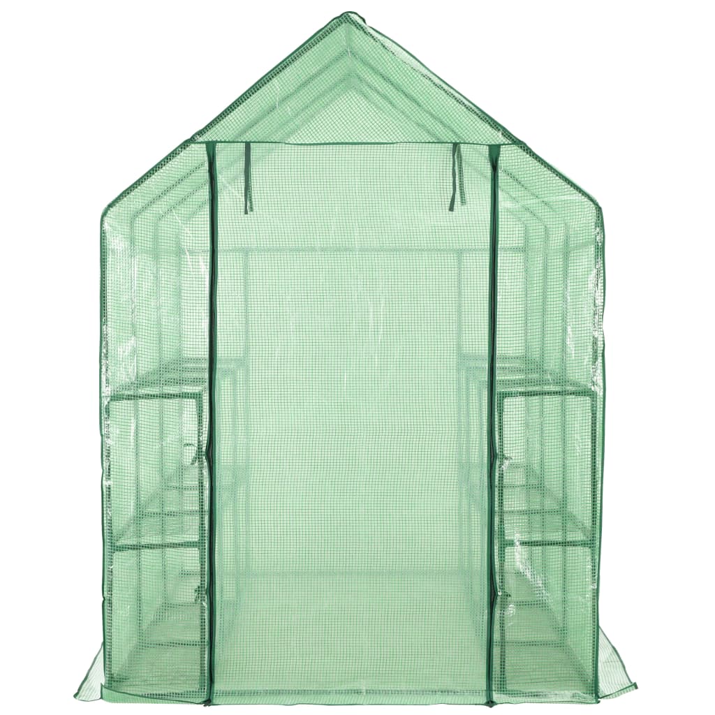 walk-in-greenhouse-with-12-shelves-steel-56-3-x84-5-x77-2 At Willow and Wine USA!