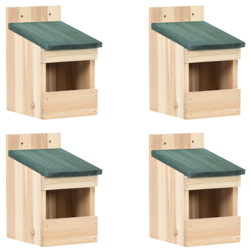 bird-houses-4-pcs-4-7-x6-3-x7-9-firwood-813823 At Willow and Wine USA!