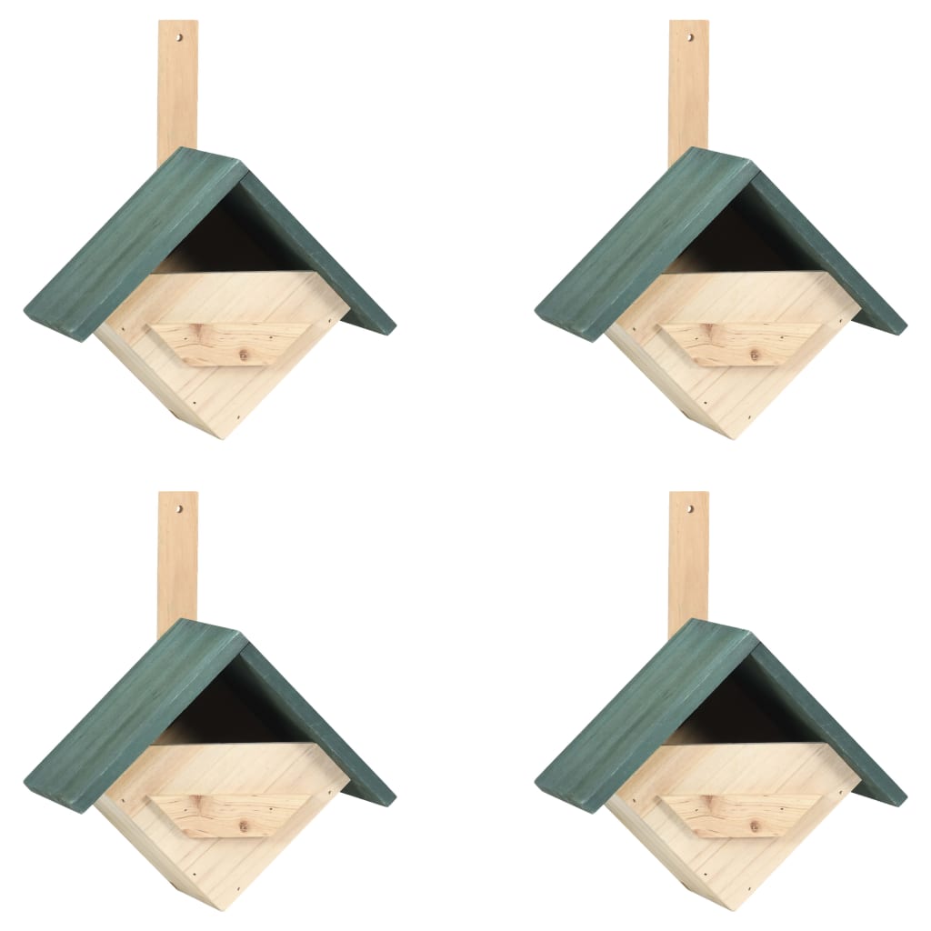 bird-houses-4-pcs-9-4-x6-3-x11-8-firwood-813824 At Willow and Wine USA!