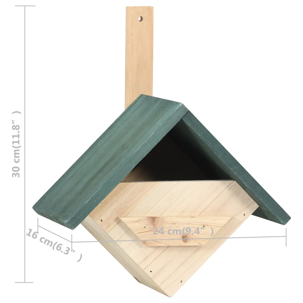 bird-houses-4-pcs-9-4-x6-3-x11-8-firwood-813824 At Willow and Wine USA!