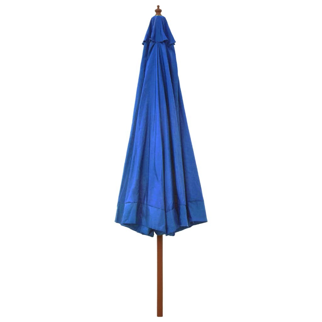 outdoor-parasol-with-wooden-pole-129-9-azure At Willow and Wine USA!