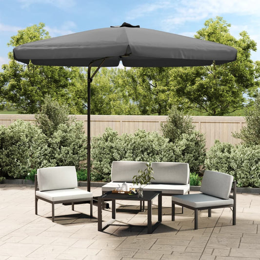 outdoor-parasol-with-steel-pole-118-1-x98-4-anthracite At Willow and Wine USA!