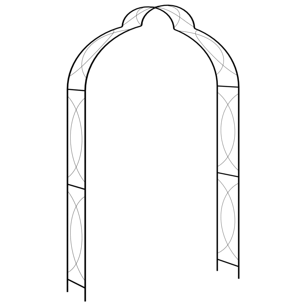 garden-arch-black-59-1-x13-4-x94-5-iron At Willow and Wine USA!