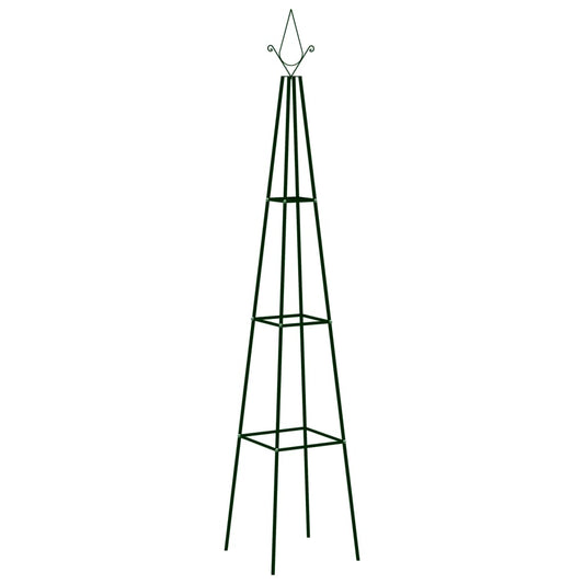 garden-climbing-plant-racks-2-pcs-dark-green-13-8-x13-8-x76-8-iron At Willow and Wine USA!