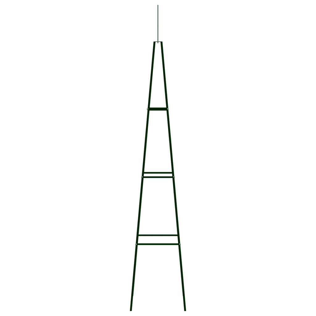 garden-climbing-plant-racks-2-pcs-dark-green-13-8-x13-8-x76-8-iron At Willow and Wine USA!