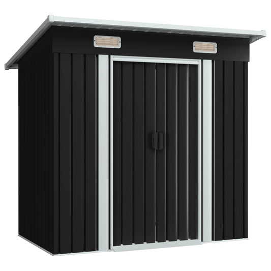 garden-shed-anthracite-steel At Willow and Wine USA!