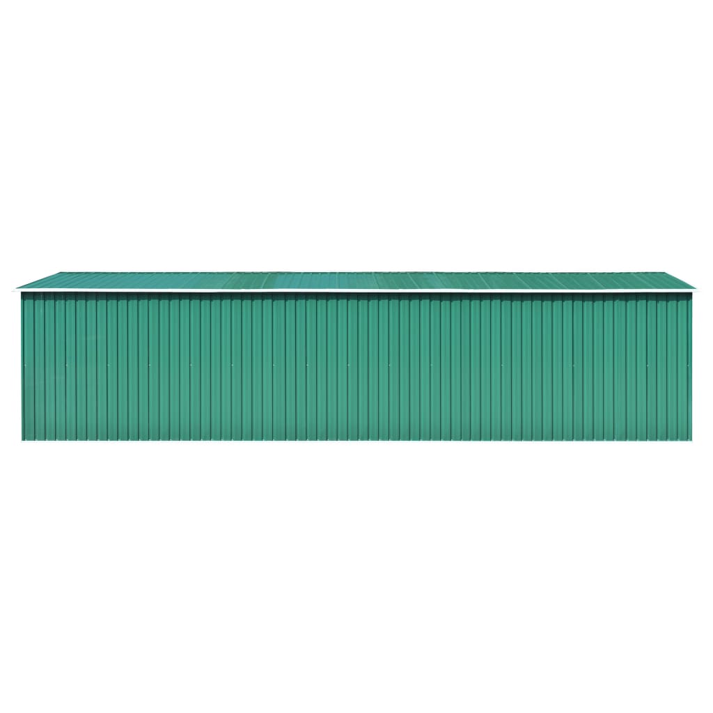 garden-shed-green-101-2-x306-7-x71-3-galvanized-steel At Willow and Wine USA!