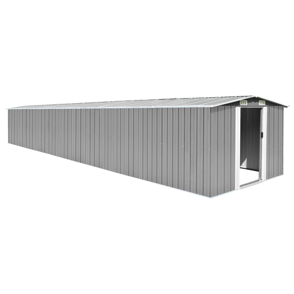 garden-shed-gray-101-2-x306-7-x71-3-galvanized-steel At Willow and Wine USA!