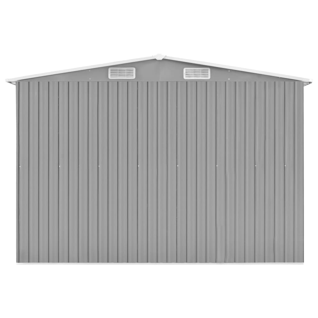 garden-shed-gray-101-2-x306-7-x71-3-galvanized-steel At Willow and Wine USA!