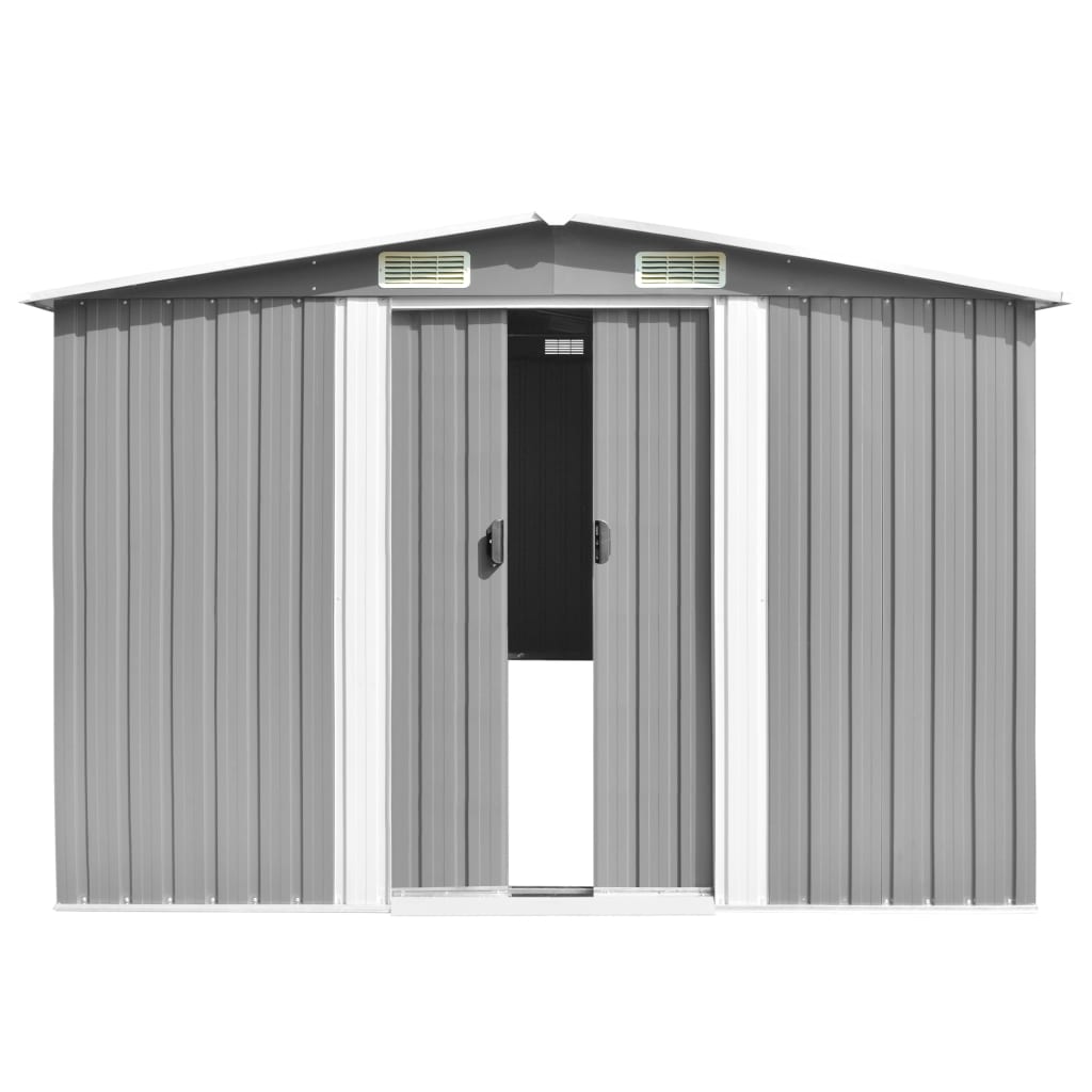 garden-shed-gray-101-2-x389-8-x71-3-galvanized-steel At Willow and Wine USA!