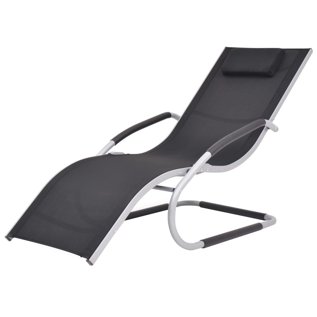 sun-lounger-with-pillow-aluminum-and-textilene-taupe At Willow and Wine USA!