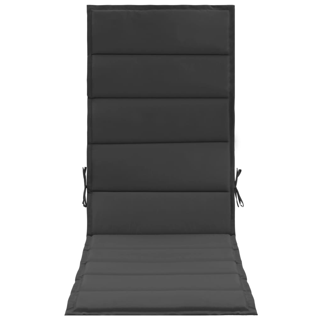 Sunlounger Cushion Anthracite 74.8"x23.6"x1.6"