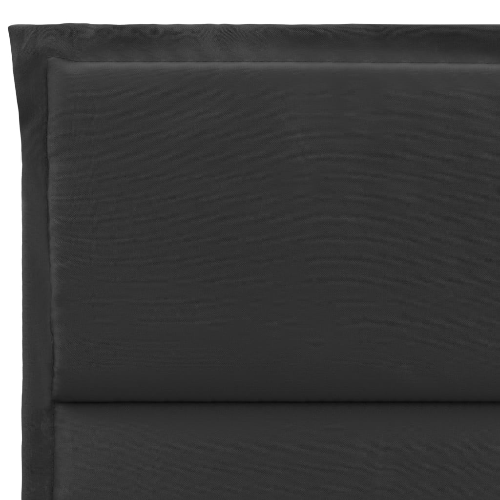 Sunlounger Cushion Anthracite 74.8"x23.6"x1.6"