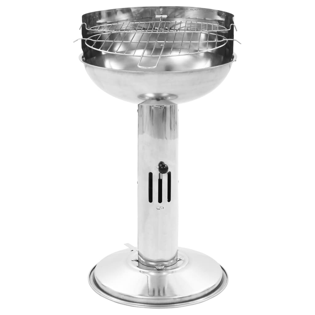 pedestal-charcoal-bbq-grill-stainless-steel-817810 At Willow and Wine USA!