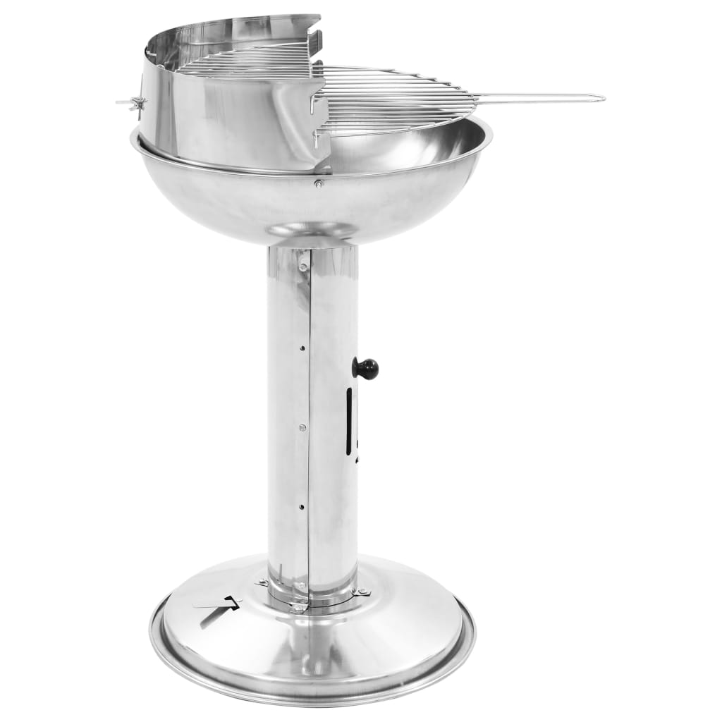 pedestal-charcoal-bbq-grill-stainless-steel-817810 At Willow and Wine USA!