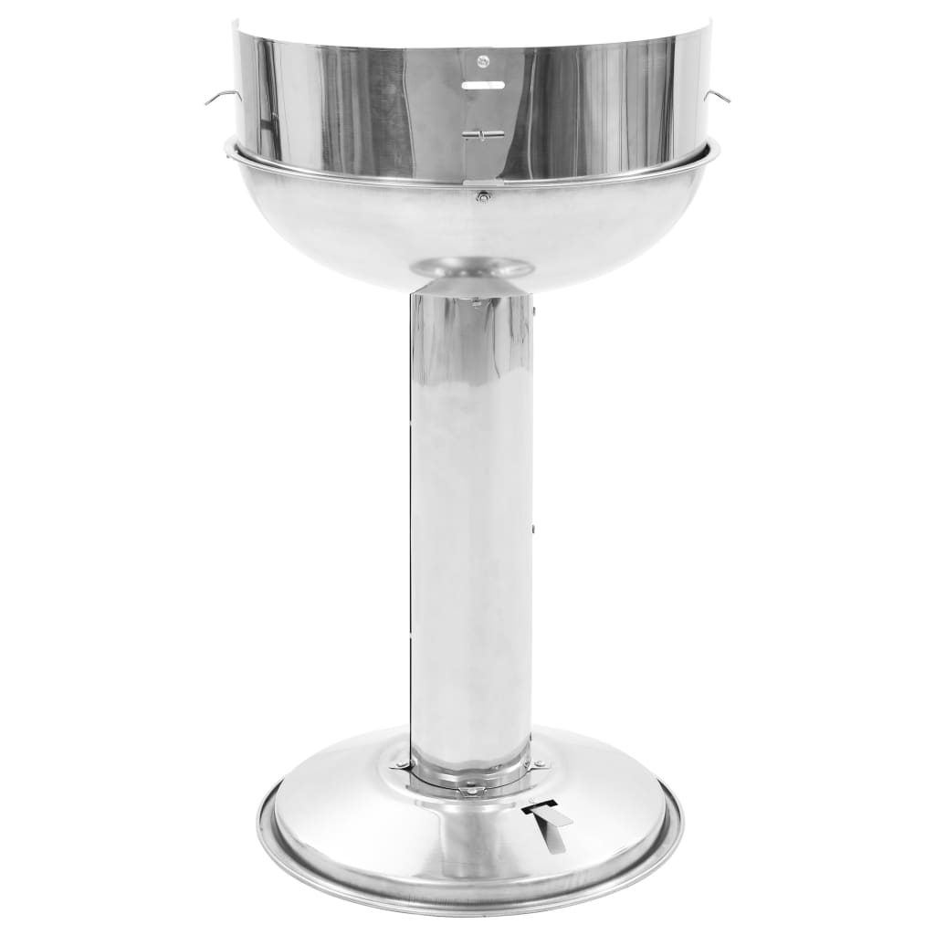 pedestal-charcoal-bbq-grill-stainless-steel-817810 At Willow and Wine USA!