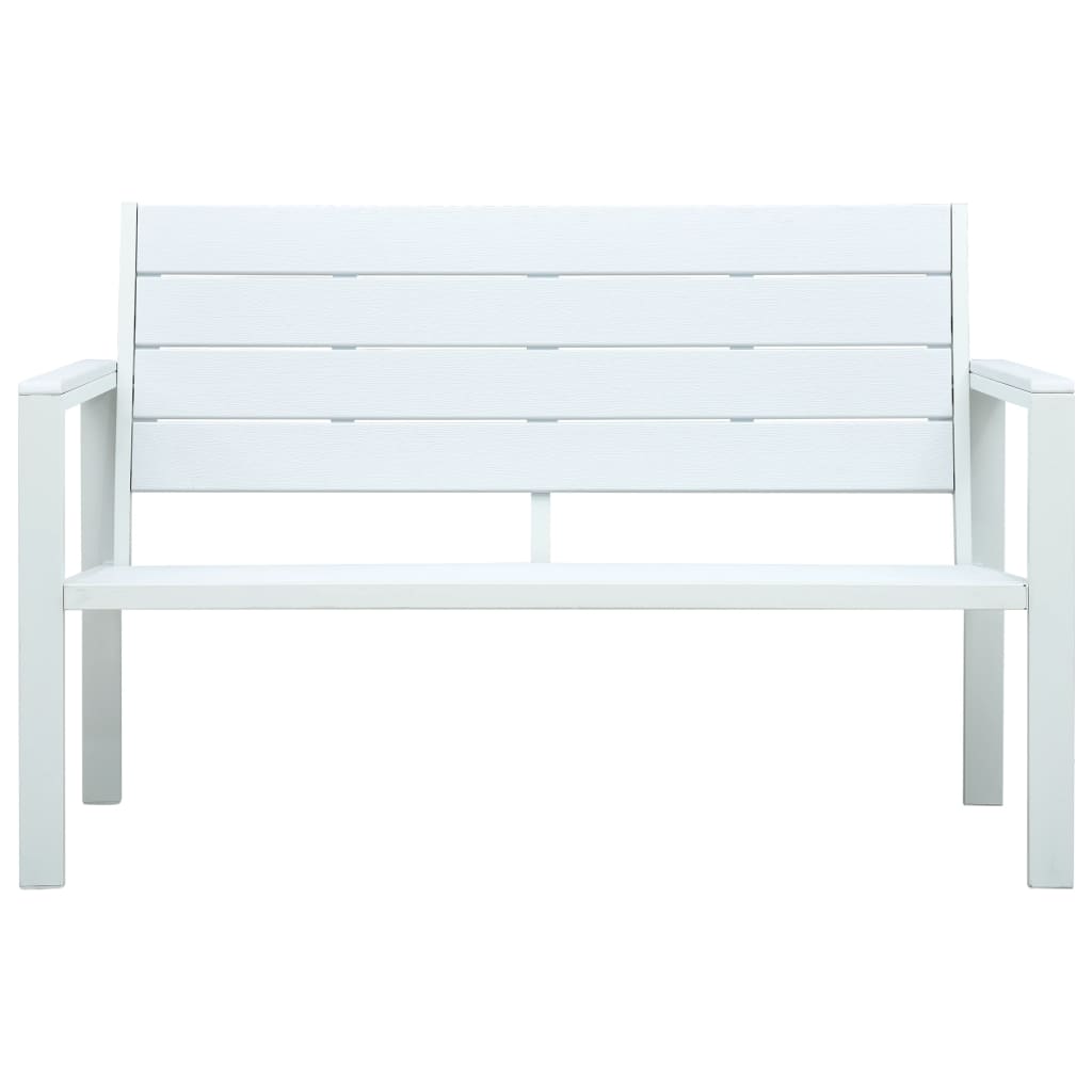 patio-bench-47-2-hdpe-white-wood-look At Willow and Wine USA!