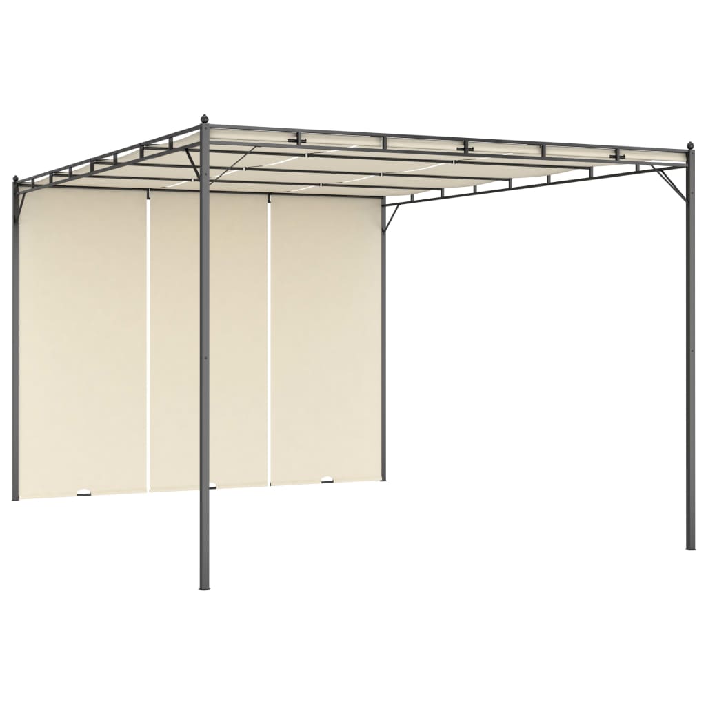 garden-gazebo-with-side-curtain-118-1-x118-1-x88-6-anthracite At Willow and Wine USA!